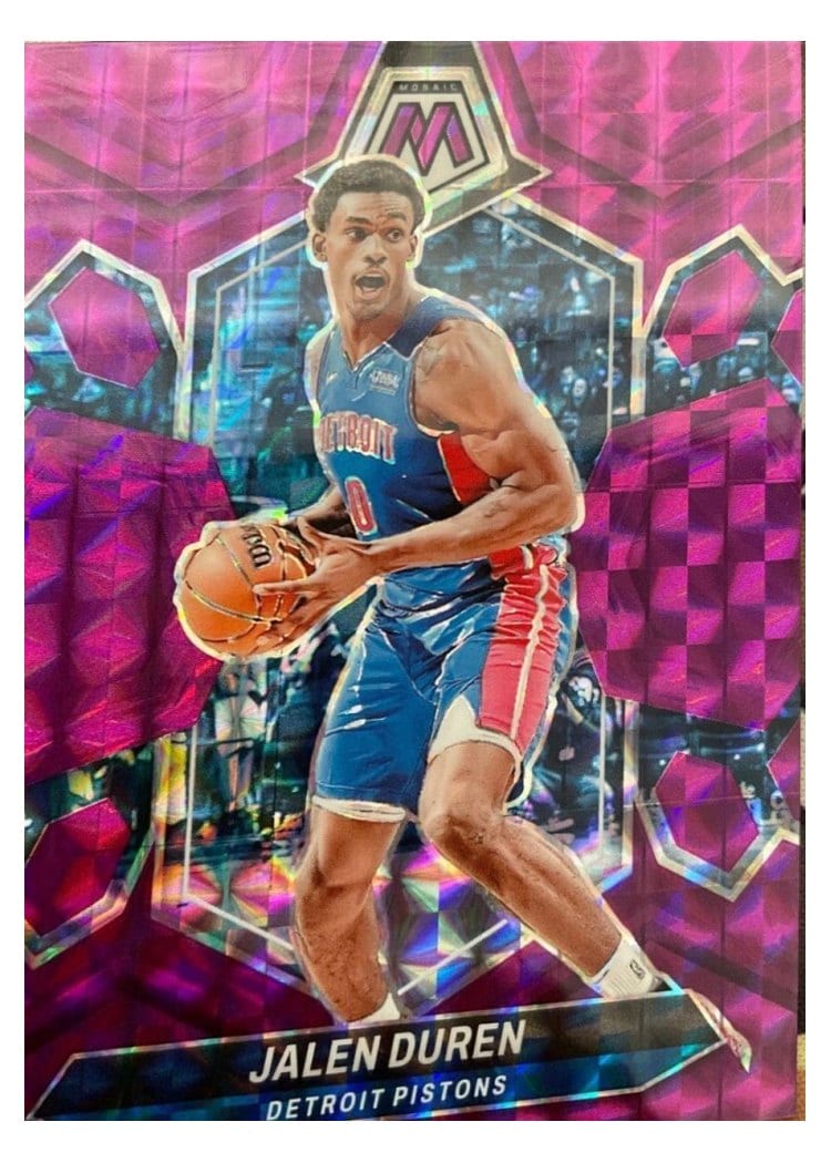 2023-24 Panini Mosaic Base Set Jalen Duren #142 card