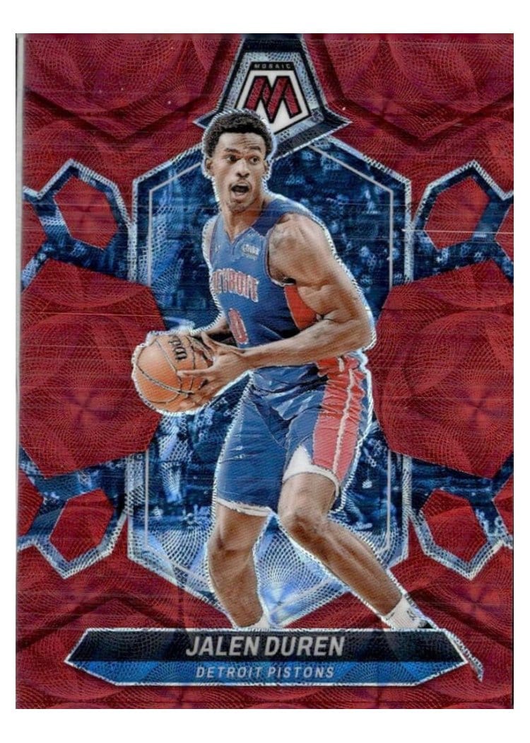 2023-24 Panini Mosaic Base Set Jalen Duren #142 card