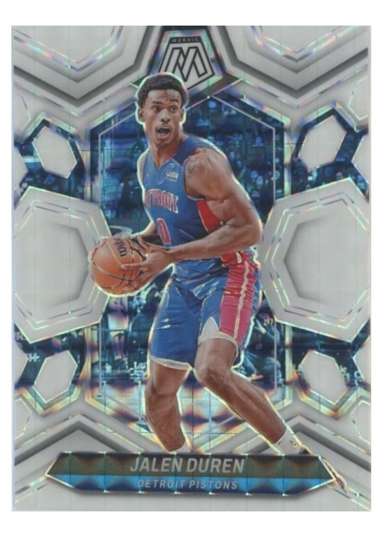 2023-24 Panini Mosaic Base Set Jalen Duren #142 card