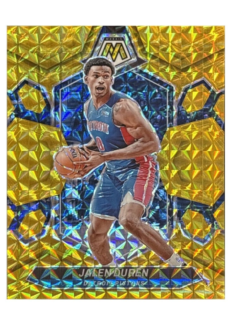 2023-24 Panini Mosaic Base Set Jalen Duren #142 card