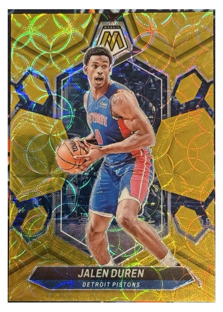 2023-24 Panini Mosaic Base Set Jalen Duren #142 card