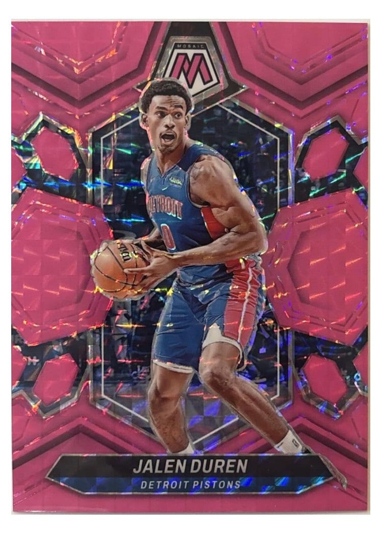 2023-24 Panini Mosaic Base Set Jalen Duren #142 card