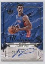 2024-25 Panini Court Kings Masterstrokes Autographs Jalen Duren #MS-DUR card