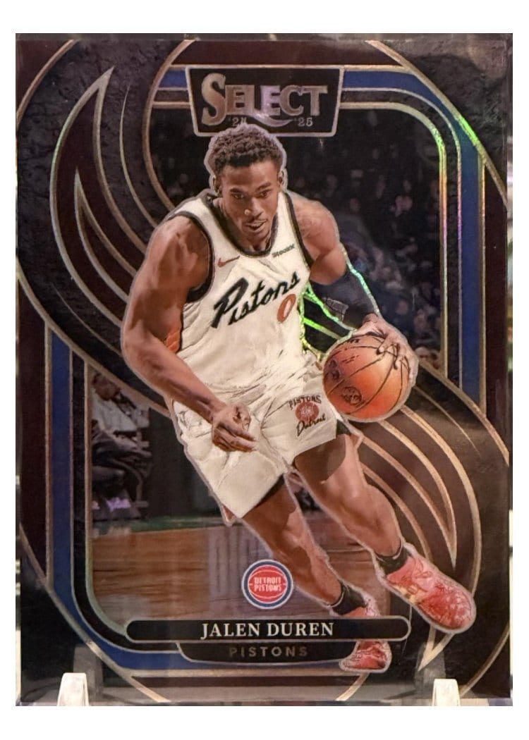 2024-25 Panini Select Base Set Jalen Duren Maroon Prizm #160 card