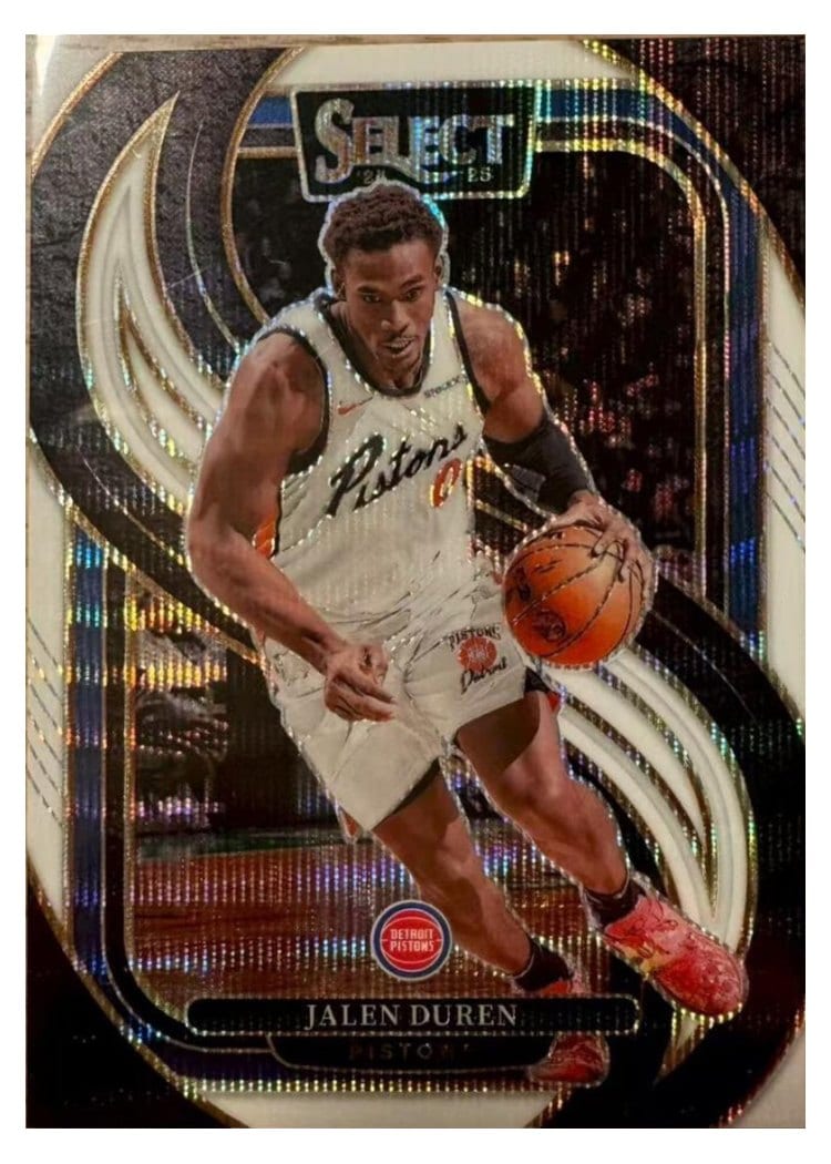 2024-25 Panini Select Base Set Jalen Duren #160 card