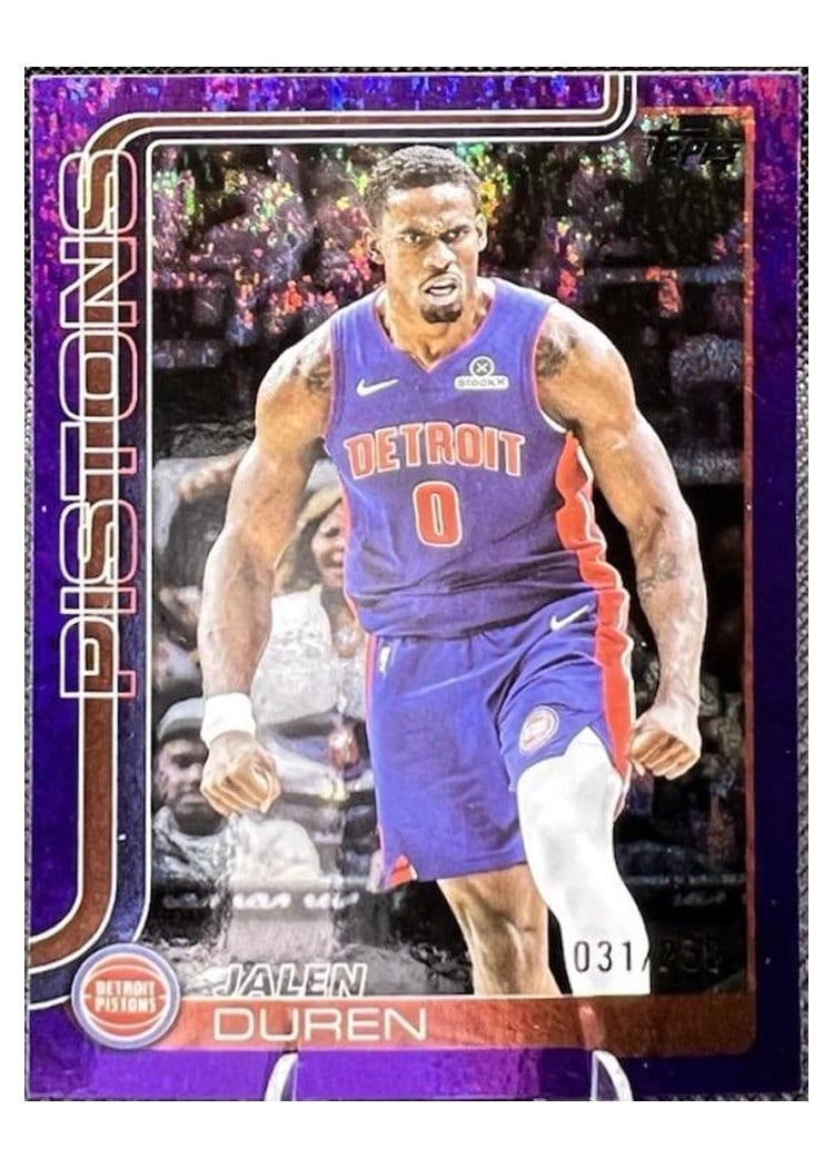 2025-26 Topps Base Set Jalen Duren #41 card