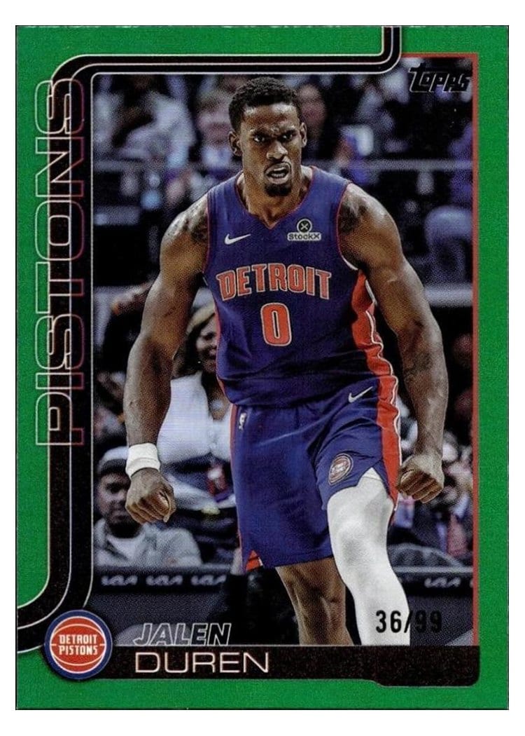 2025-26 Topps Base Set Jalen Duren #41 card