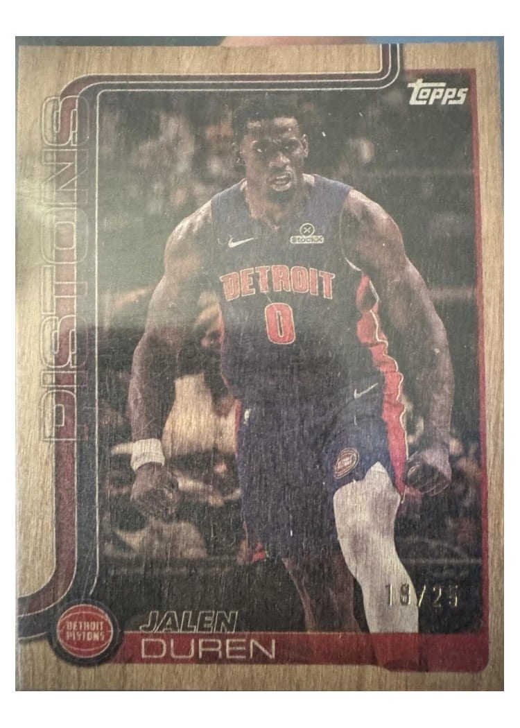 2025-26 Topps Base Set Jalen Duren #41 card