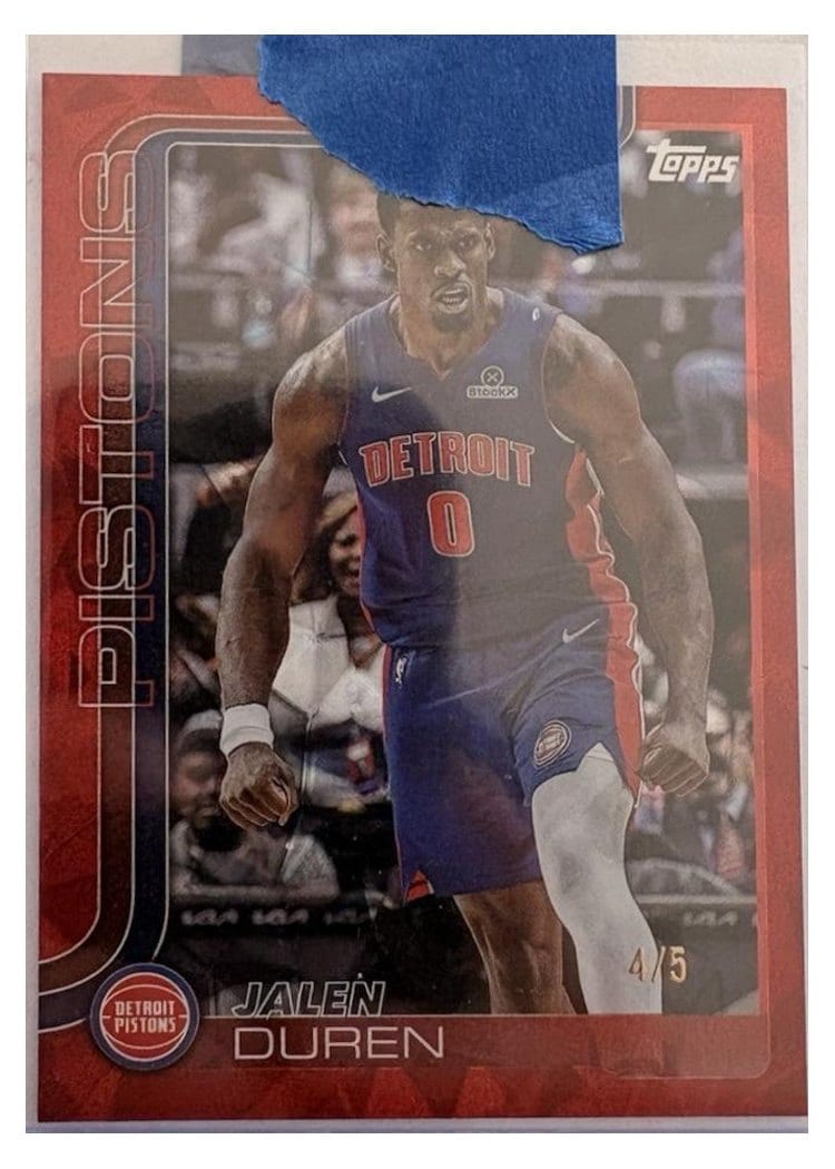 2025-26 Topps Base Set Jalen Duren #41 card