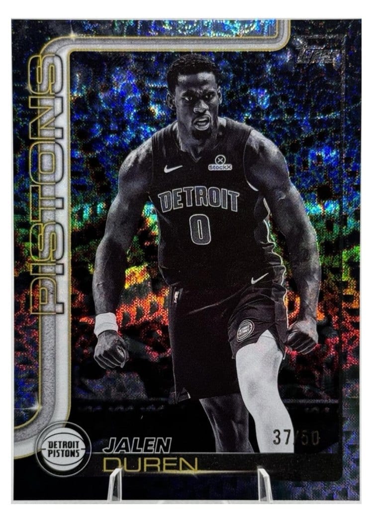 2025-26 Topps Base Set Jalen Duren Flash Drop #41 card
