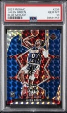 2021 Panini Mosaic Jalen Green #206 card