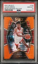 2021 Panini Select Jalen Green #190 card