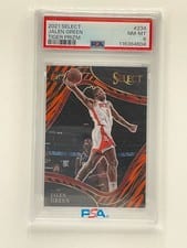 2021 Panini Select Jalen Green Tiger Prizm #234 card