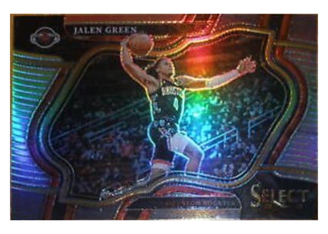 2022-23 Panini Select Base Set Jalen Green Silver Prizm #252 card