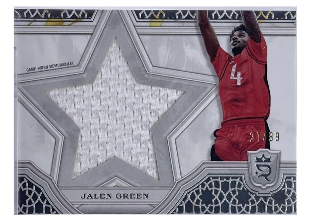 2023-24 Topps Royalty Star Relics Jalen Green #SR-JG card