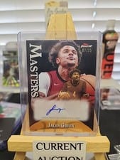 2024-25 Finest Masters Autographs Jalen Green #MA-JG card