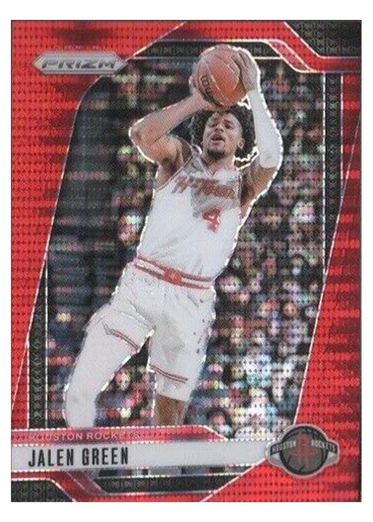 2024-25 Panini Prizm Base Set Jalen Green #102 card