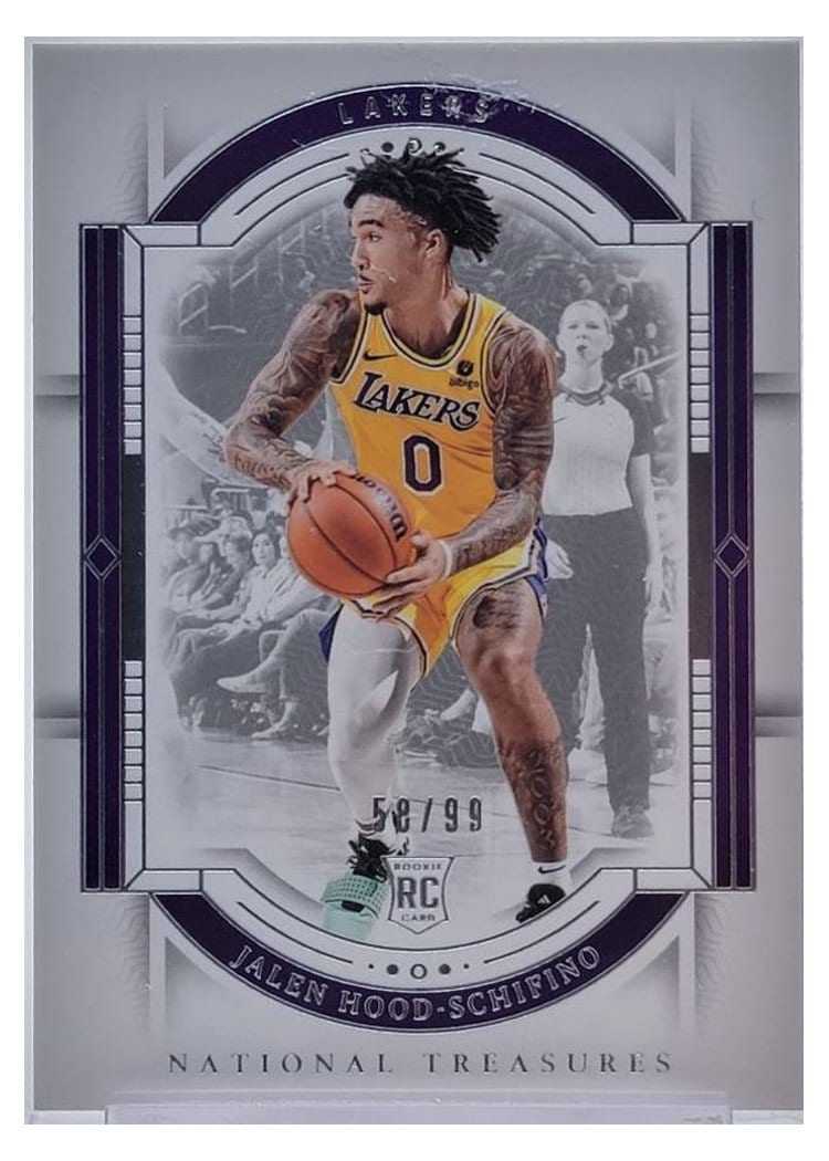 2023-24 Panini National Treasures Base Set Jalen Hood-Schifino #89 card