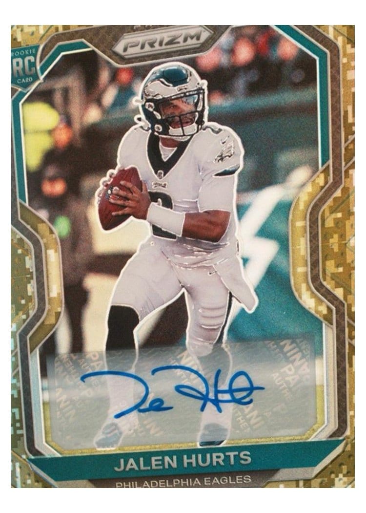 2020 Panini Prizm Jalen Hurts #343 card