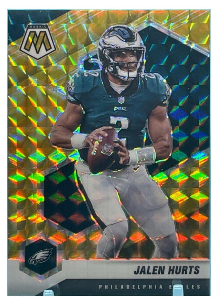 2021 Panini Mosaic Base Set Jalen Hurts #160 card