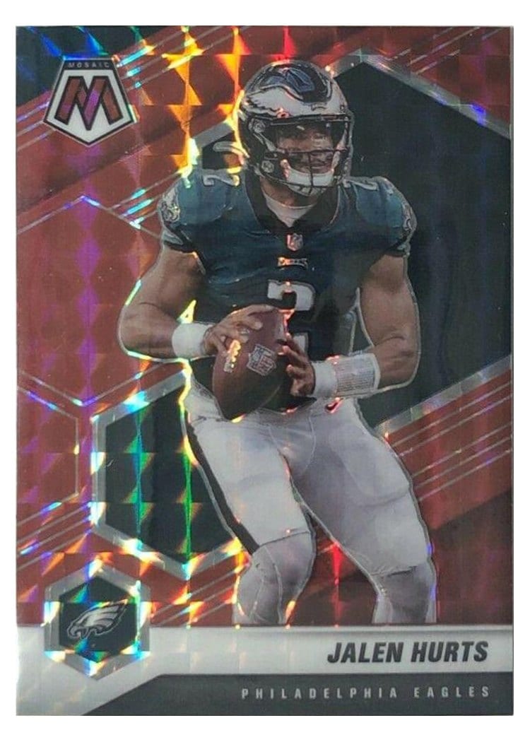 2021 Panini Mosaic Base Set Jalen Hurts #160 card
