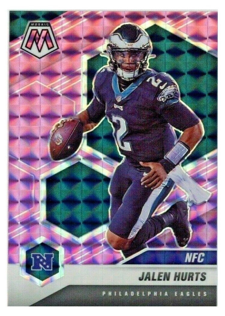 2021 Panini Mosaic Base Set Jalen Hurts #208 card