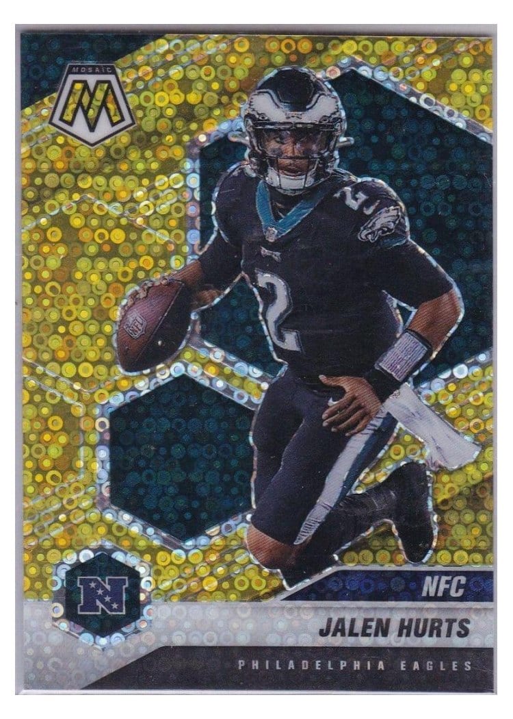 2021 Panini Mosaic Base Set Jalen Hurts #208 card