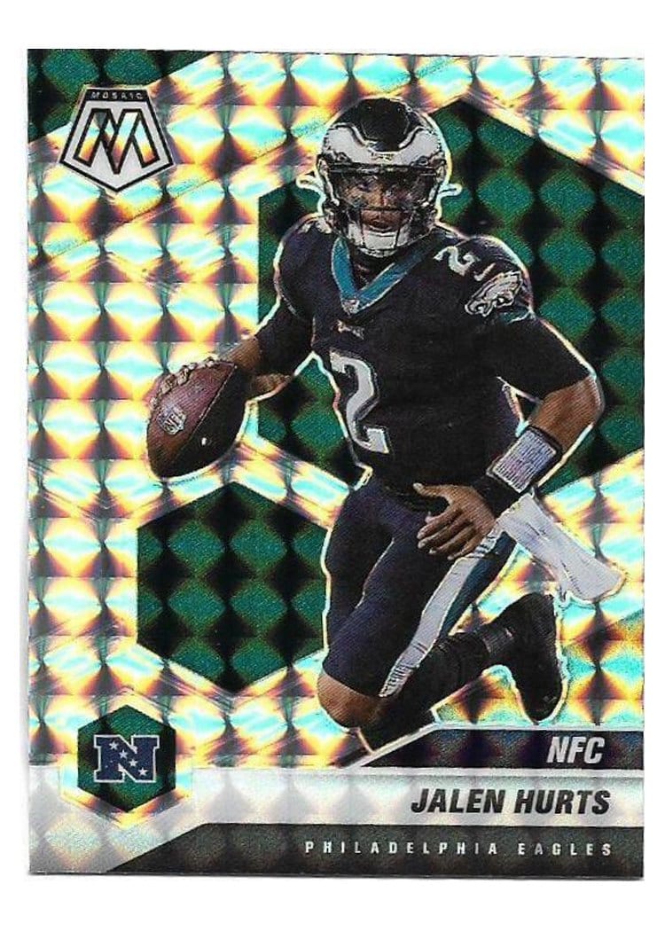 2021 Panini Mosaic Base Set Jalen Hurts #208 card