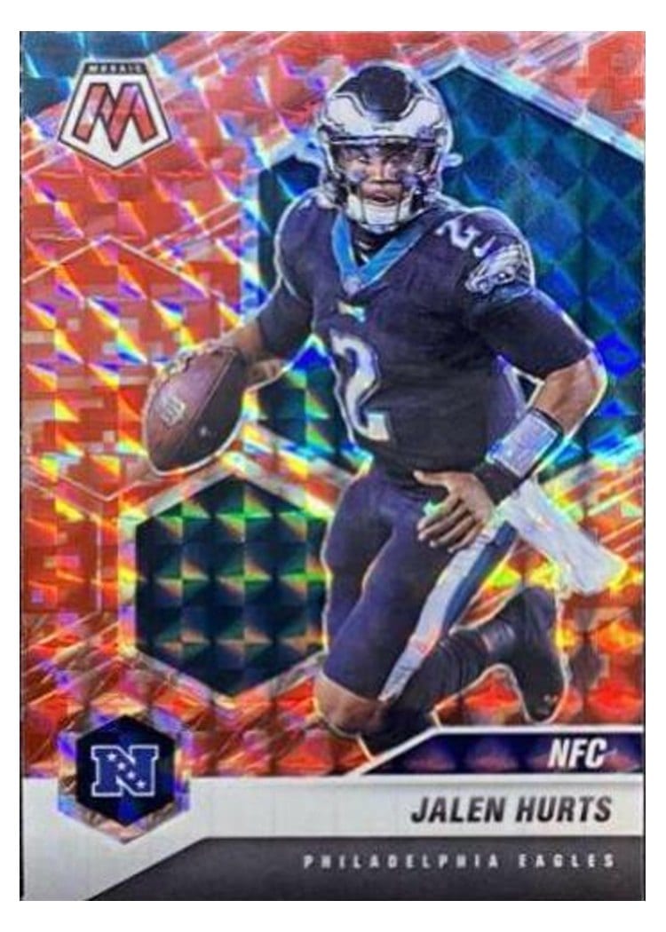 2021 Panini Mosaic Base Set Jalen Hurts #208 card