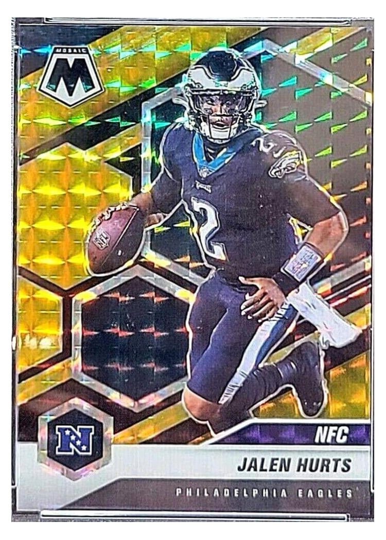 2021 Panini Mosaic Base Set Jalen Hurts #208 card
