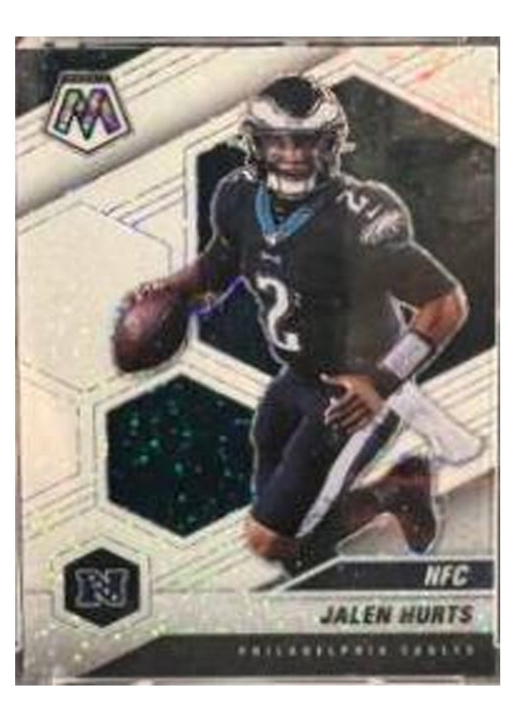 2021 Panini Mosaic Base Set Jalen Hurts #208 card