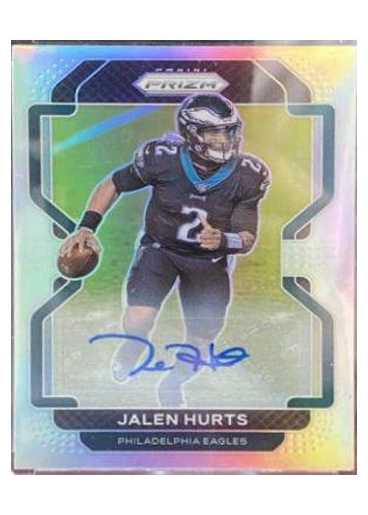 2021 Panini Prizm Base Set Jalen Hurts #221 card