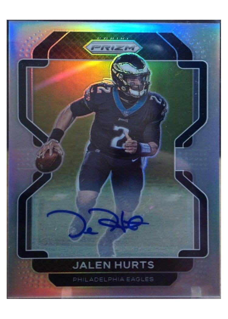 2021 Panini Prizm Base Set Jalen Hurts #221 card