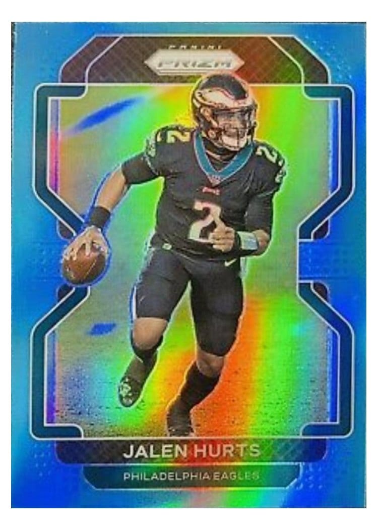 2021 Panini Prizm Base Set Jalen Hurts #221 card