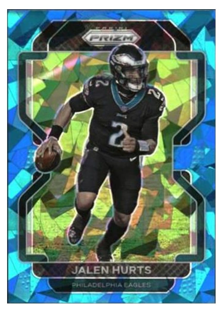 2021 Panini Prizm Base Set Jalen Hurts #221 card