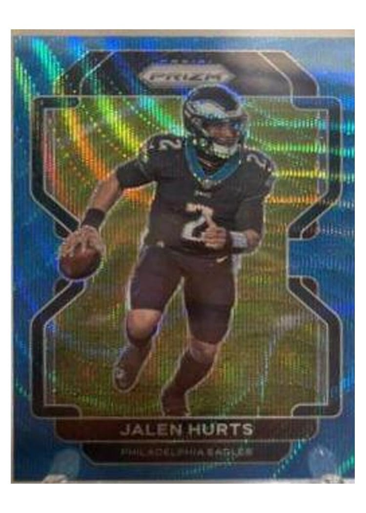 2021 Panini Prizm Base Set Jalen Hurts #221 card