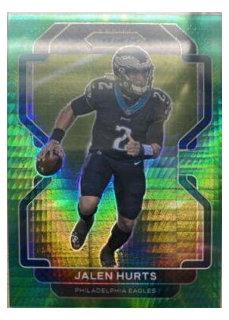 2021 Panini Prizm Base Set Jalen Hurts #221 card