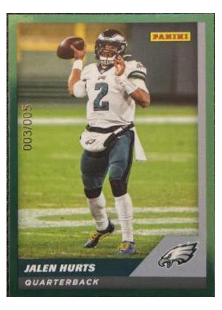 2021 Panini Prizm Base Set Jalen Hurts #221 card