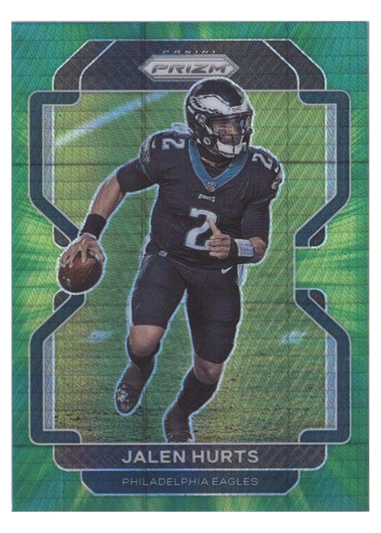 2021 Panini Prizm Base Set Jalen Hurts #221 card