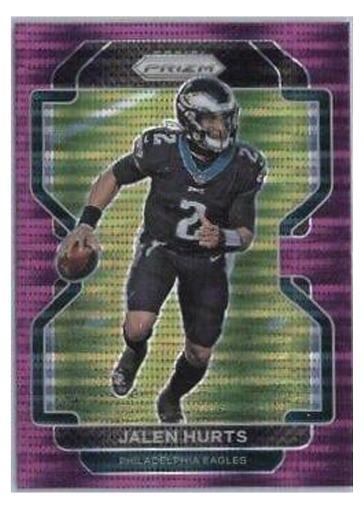 2021 Panini Prizm Base Set Jalen Hurts #221 card
