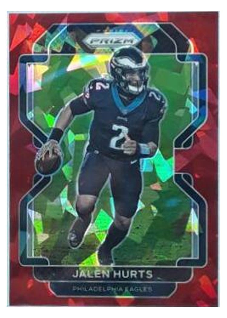 2021 Panini Prizm Base Set Jalen Hurts #221 card