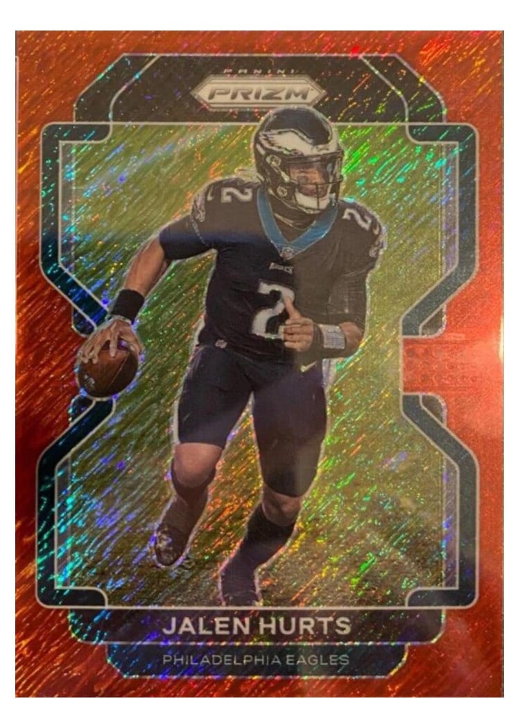 2021 Panini Prizm Base Set Jalen Hurts #221 card