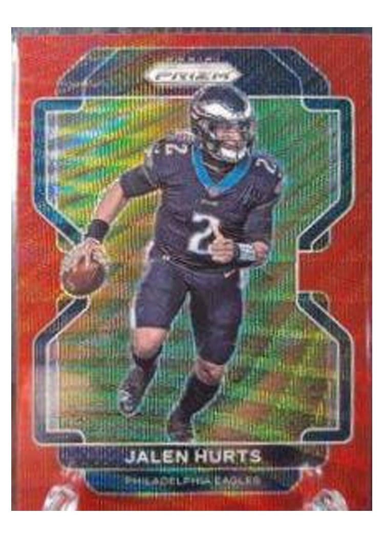 2021 Panini Prizm Base Set Jalen Hurts #221 card