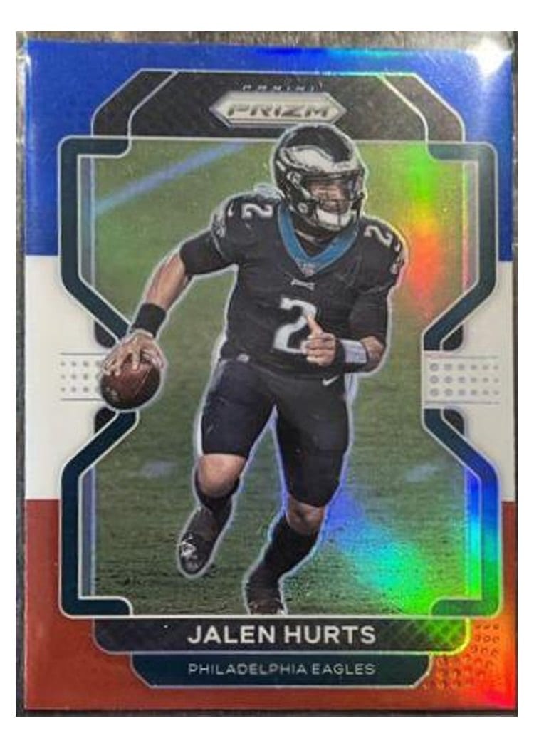 2021 Panini Prizm Base Set Jalen Hurts #221 card