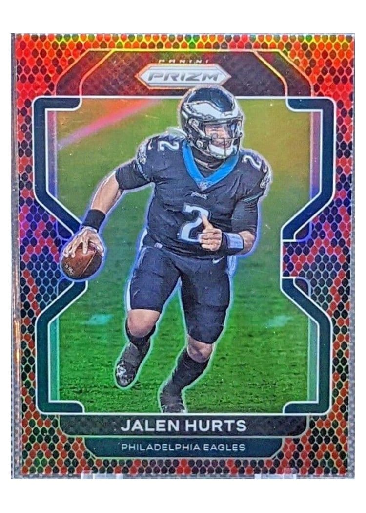 2021 Panini Prizm Base Set Jalen Hurts #221 card