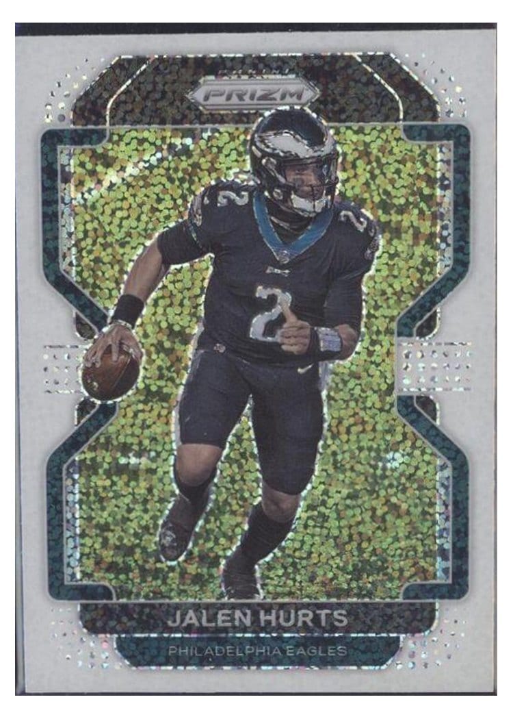 2021 Panini Prizm Base Set Jalen Hurts #221 card