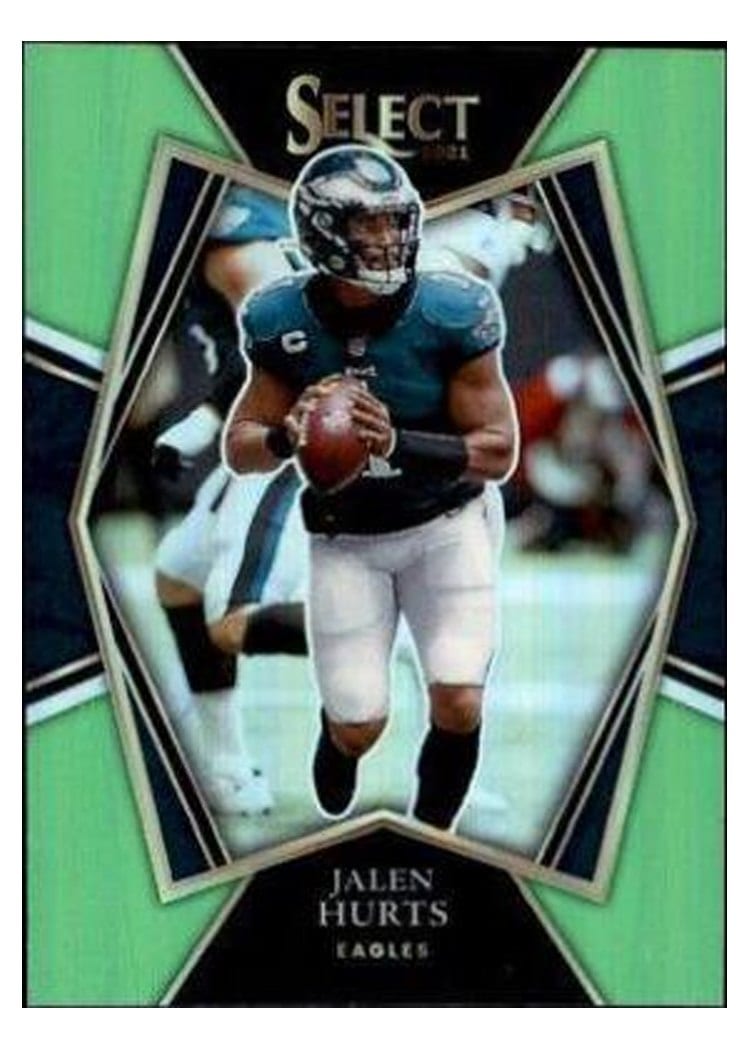 2021 Panini Select Base Set Jalen Hurts #128 card