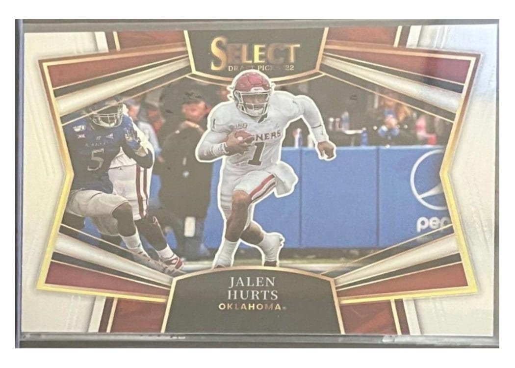 2022 Panini Select Draft Picks Snapshots Jalen Hurts #S7 card