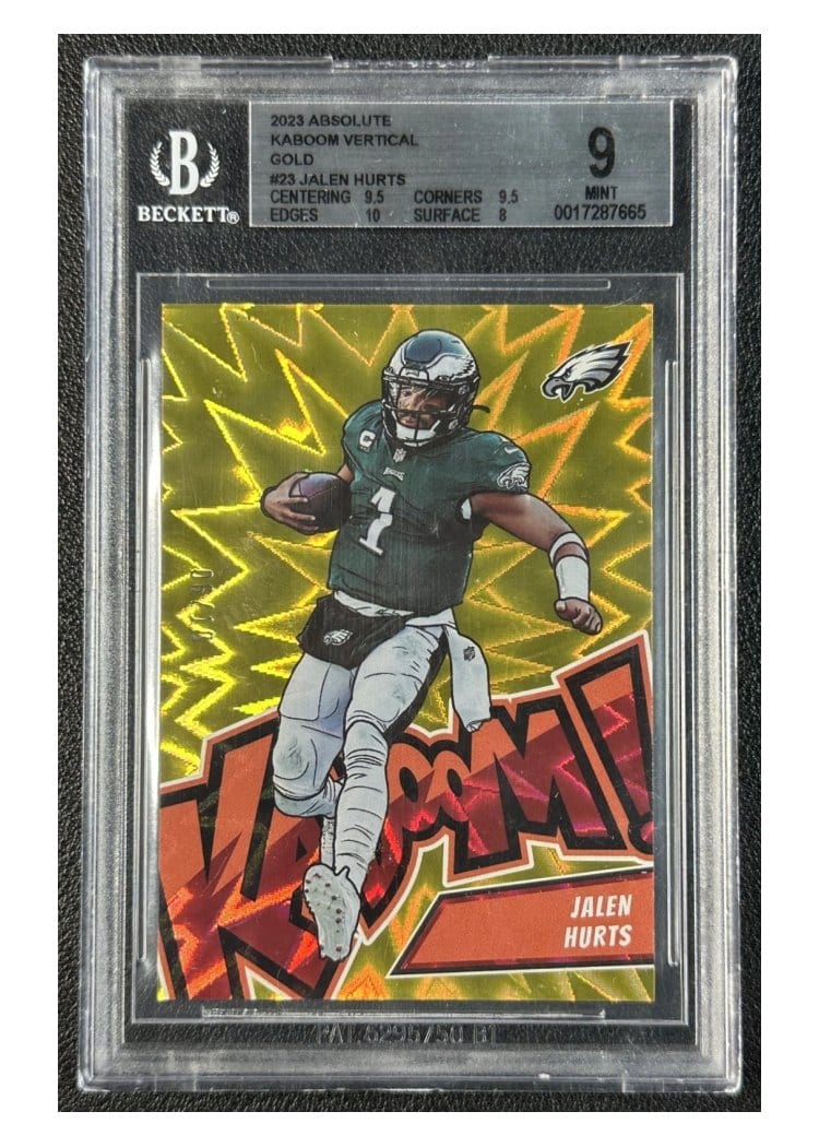 2023 Panini Absolute Kaboom - Vertical Jalen Hurts #K23 card