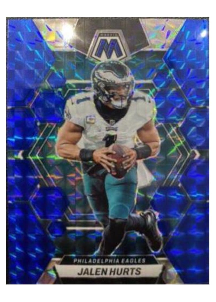 2023 Panini Mosaic Base Set Jalen Hurts Blue #252 card